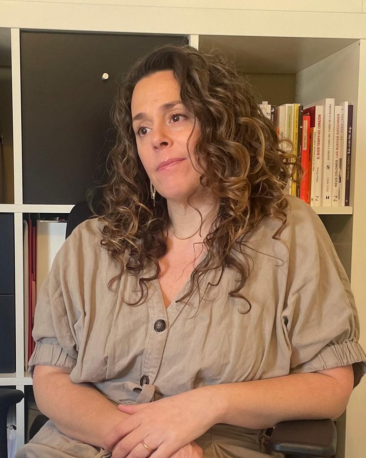 Valeria Castagna en su consulta